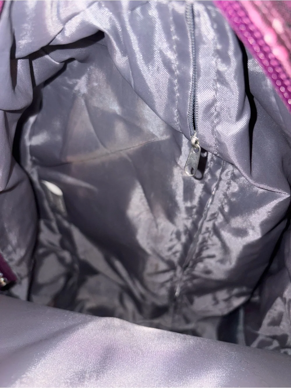 J WORLD Purple Floral Kids Backpack with Front Pocket